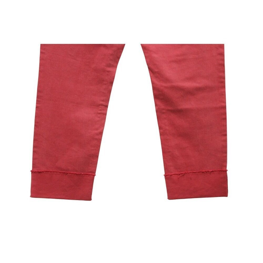 NWT J Jill Jeans Size 6 Authentic Fit Cropped Red Mid Rise Stretch Denim Preppy - Picture 10 of 13